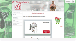 Desktop Screenshot of narkosetierarzt.de